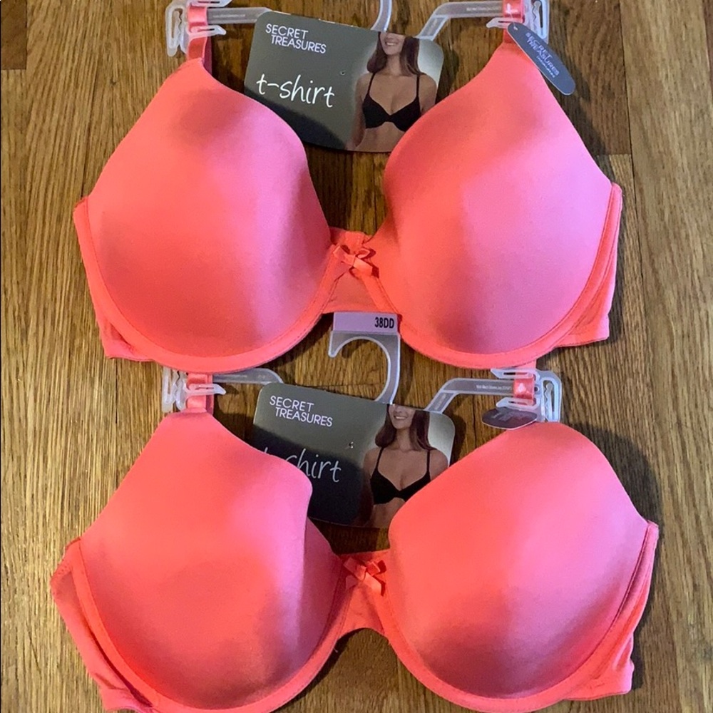 2 Secret Treasures Coral Bras - 38DD